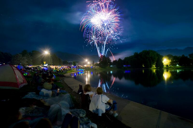 4th of July Fireworks at Sugar House Park