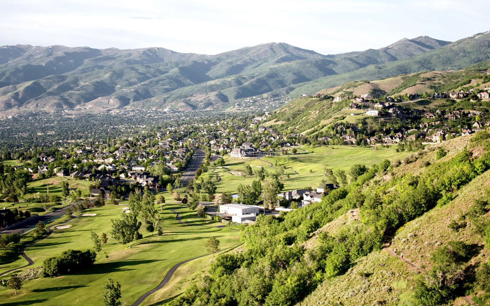 Eaglewood Golf Course near Eaglewood Lofts featuring scenic mountain views and a championship golf feel in North Salt Lake.