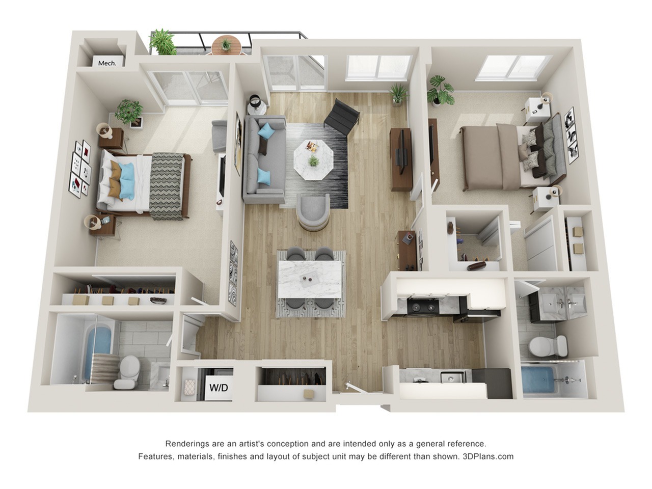 Adams 2 Bed Apartment Park 150 Apartments