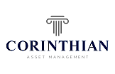 Elegant logo design featuring a Corinthian column with the text, 'Corinthian Asset Management'.