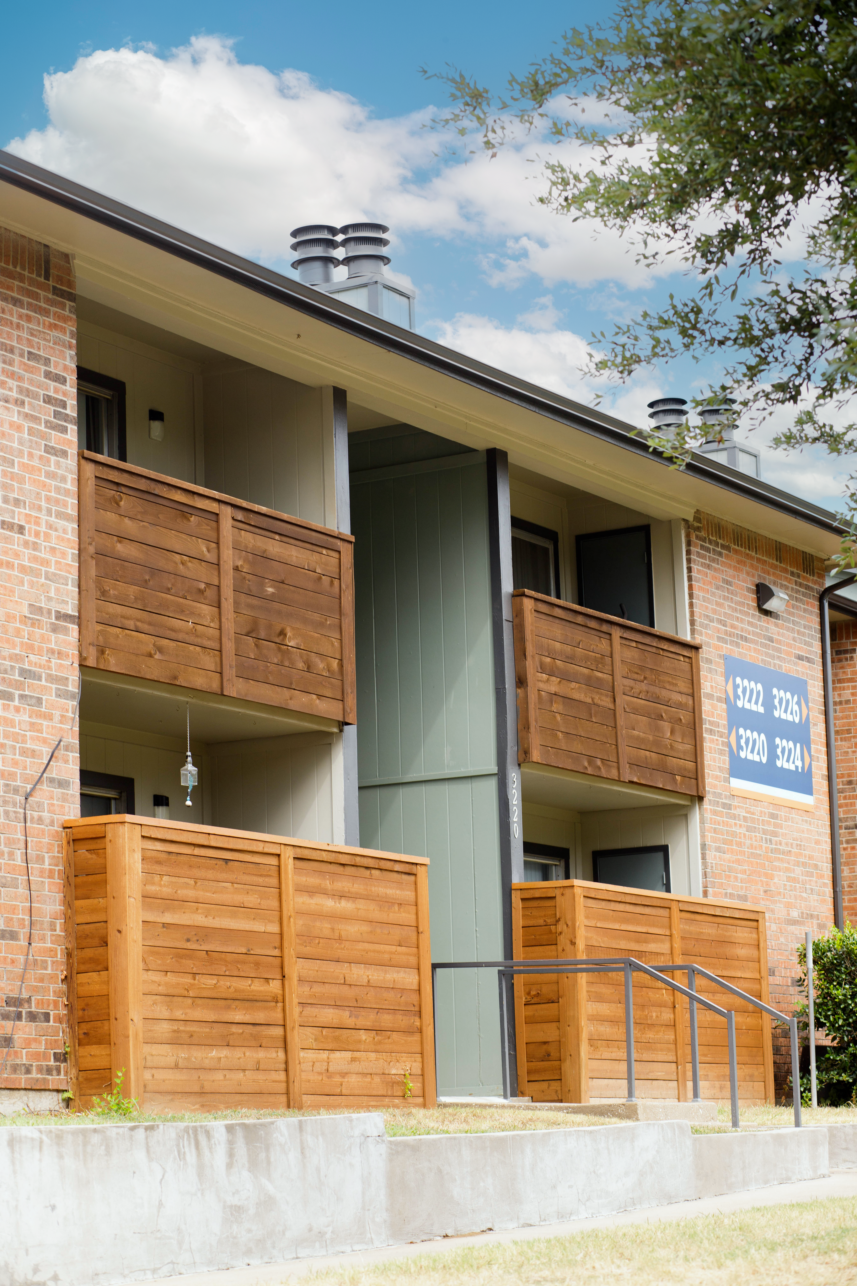 Spacious and Private Patios and Balconies