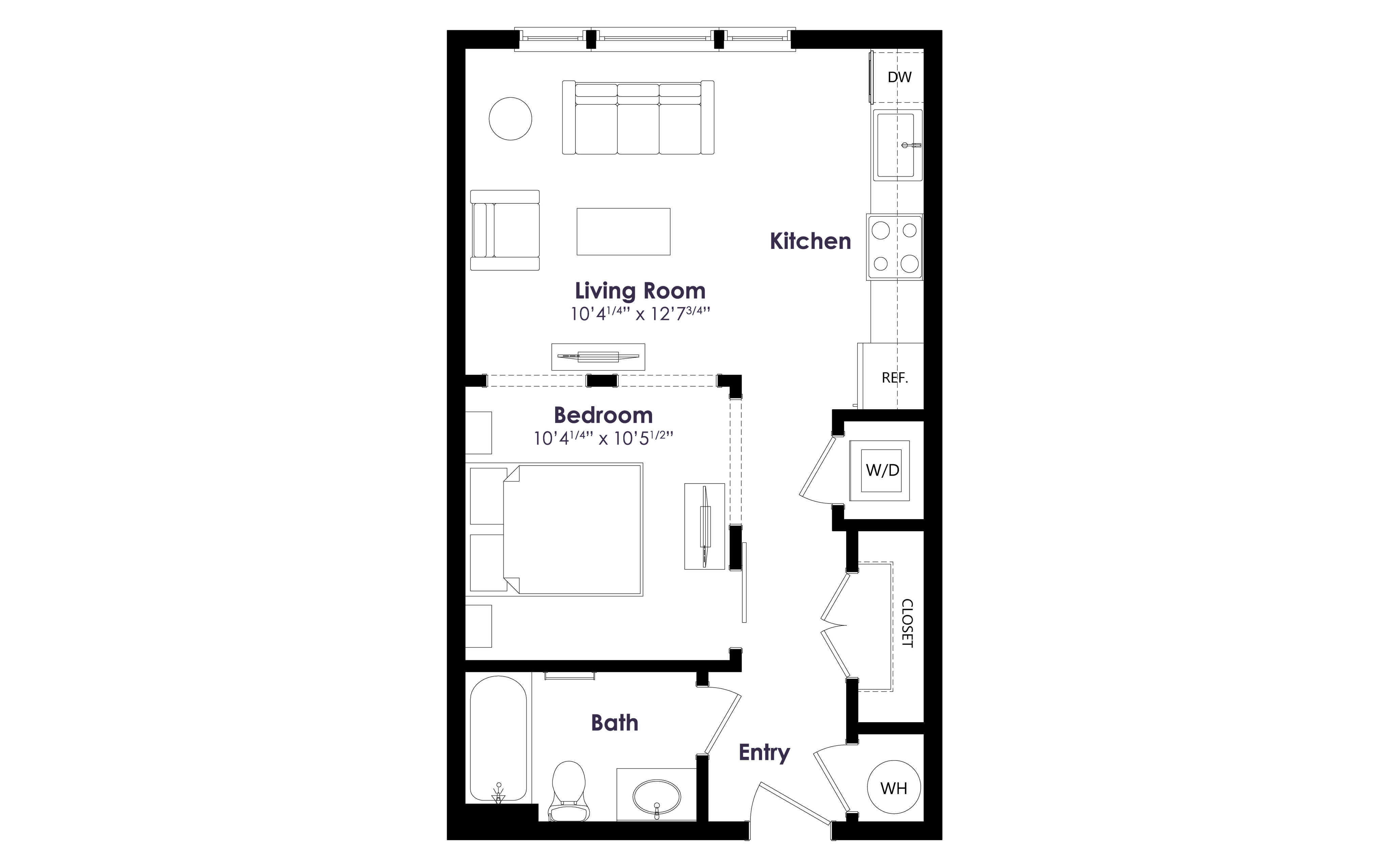 Floor plan layout diagram for S1