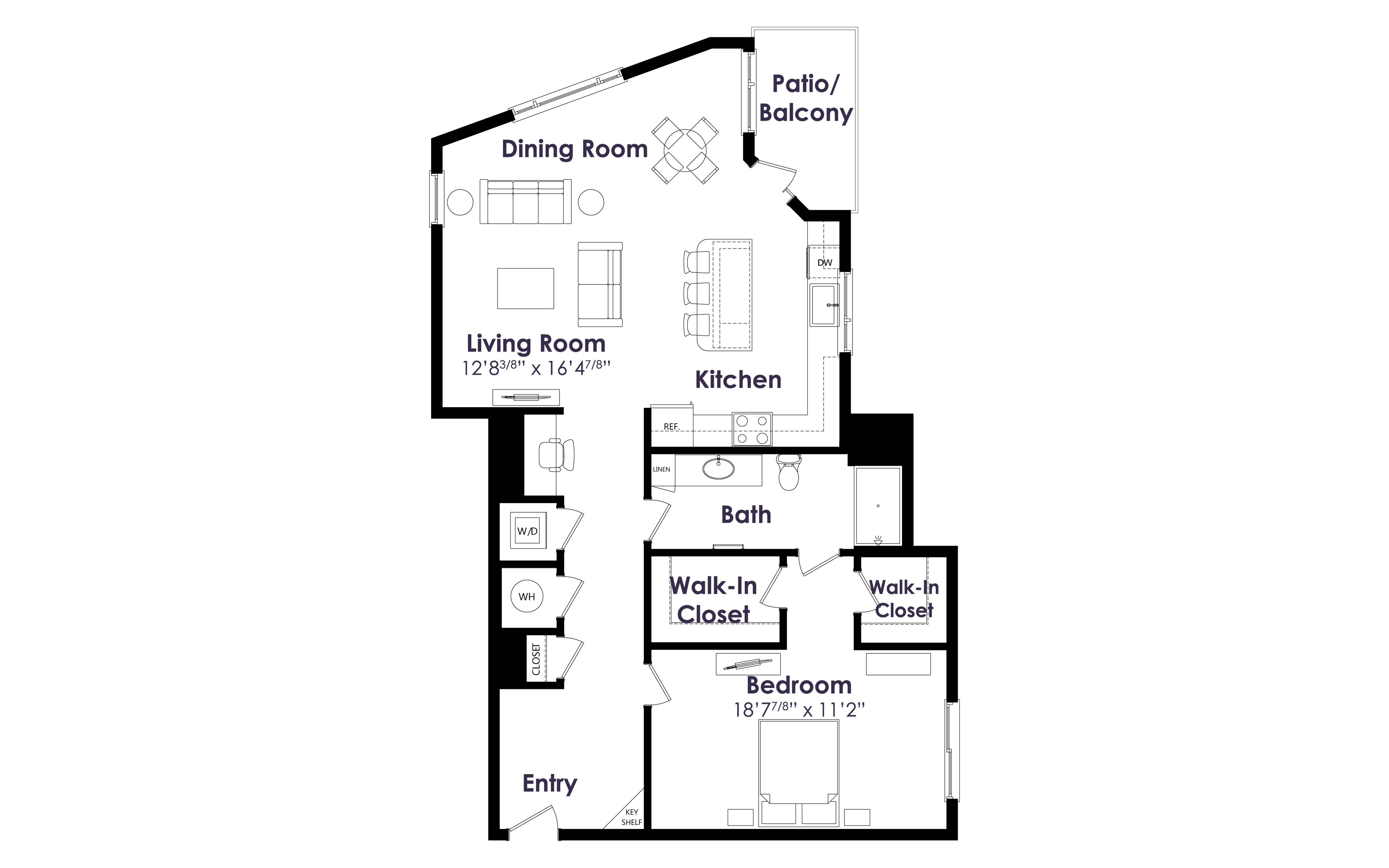 Floor plan layout diagram for A9