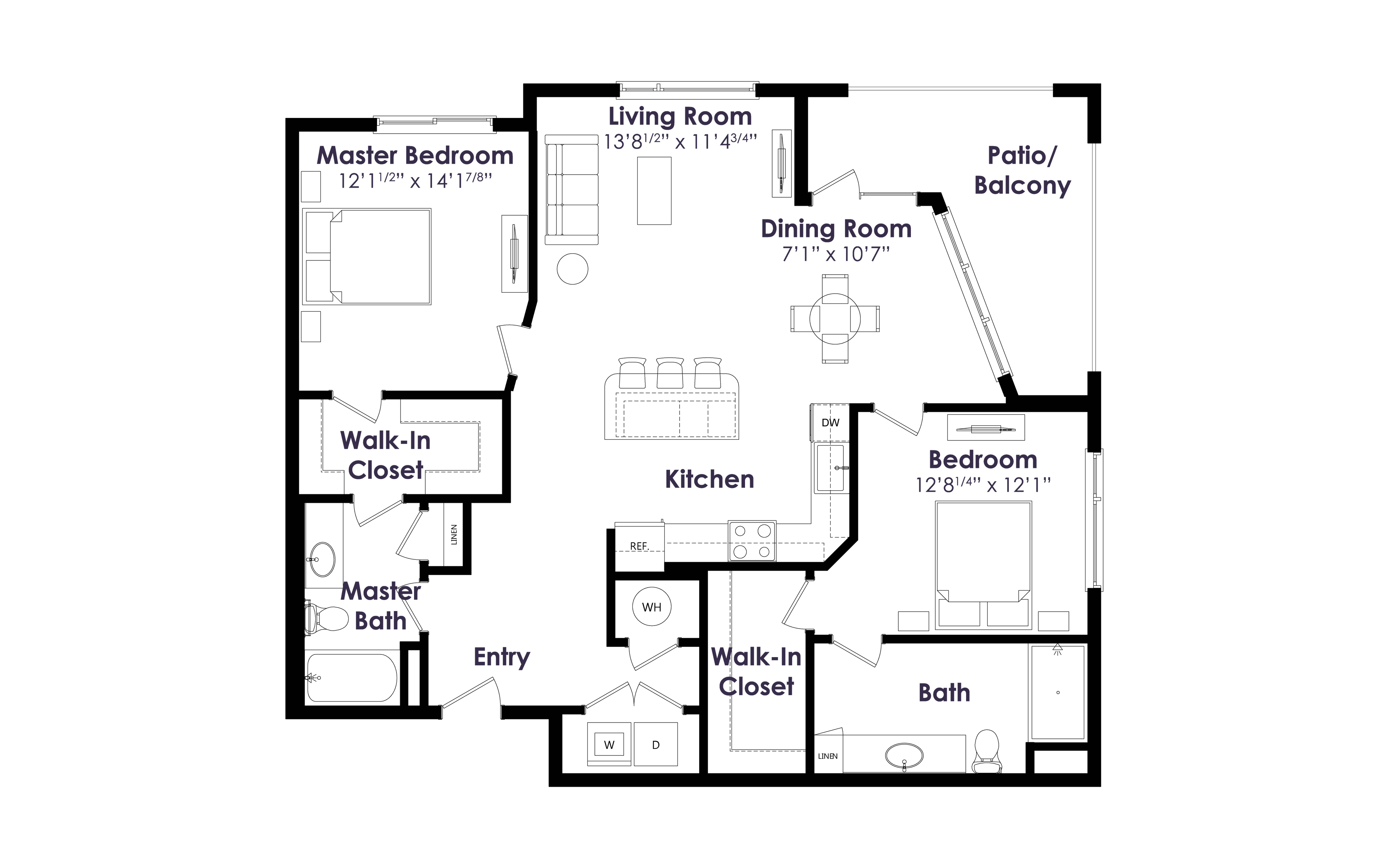 Floor plan layout diagram for B10