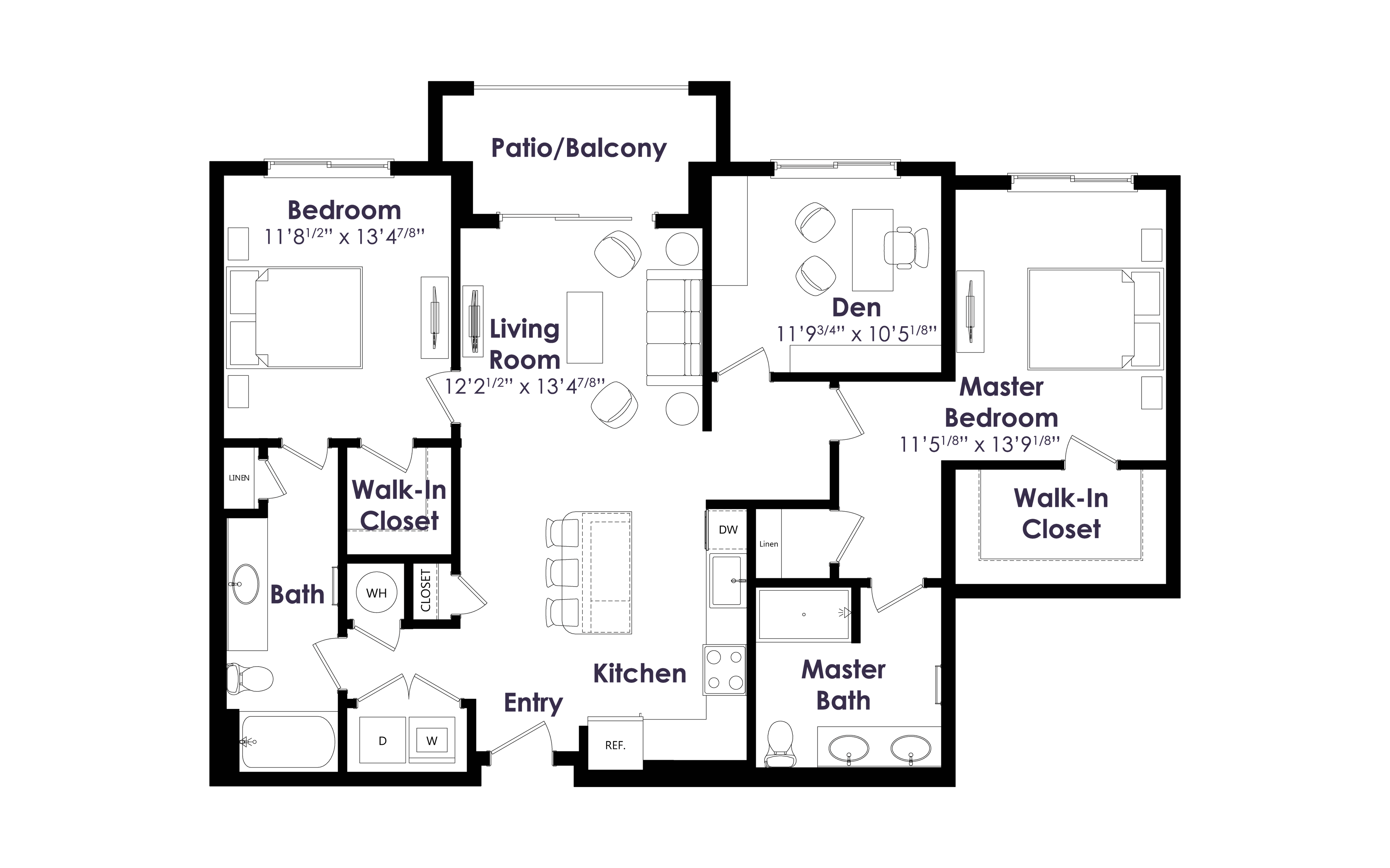 Floor plan layout diagram for B5
