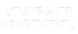 stonegate apartments logo white