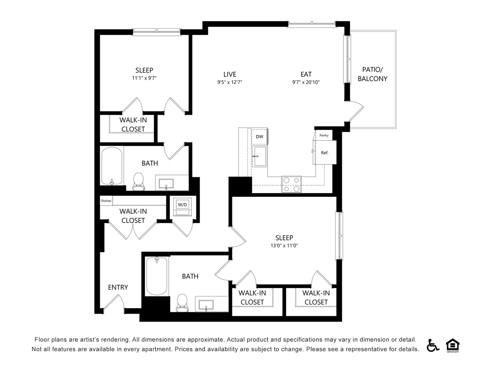 Floor plan layout diagram for B8