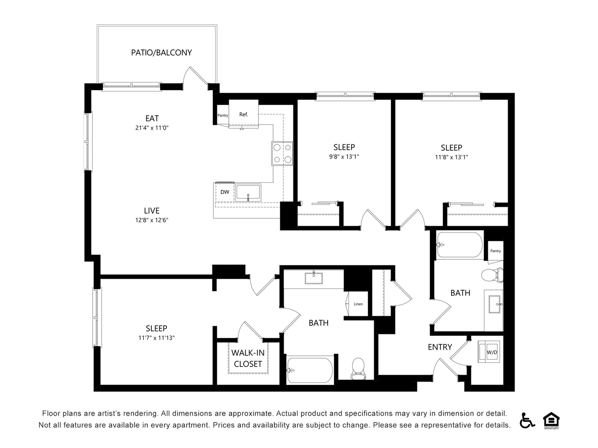 Floor plan layout diagram for C2