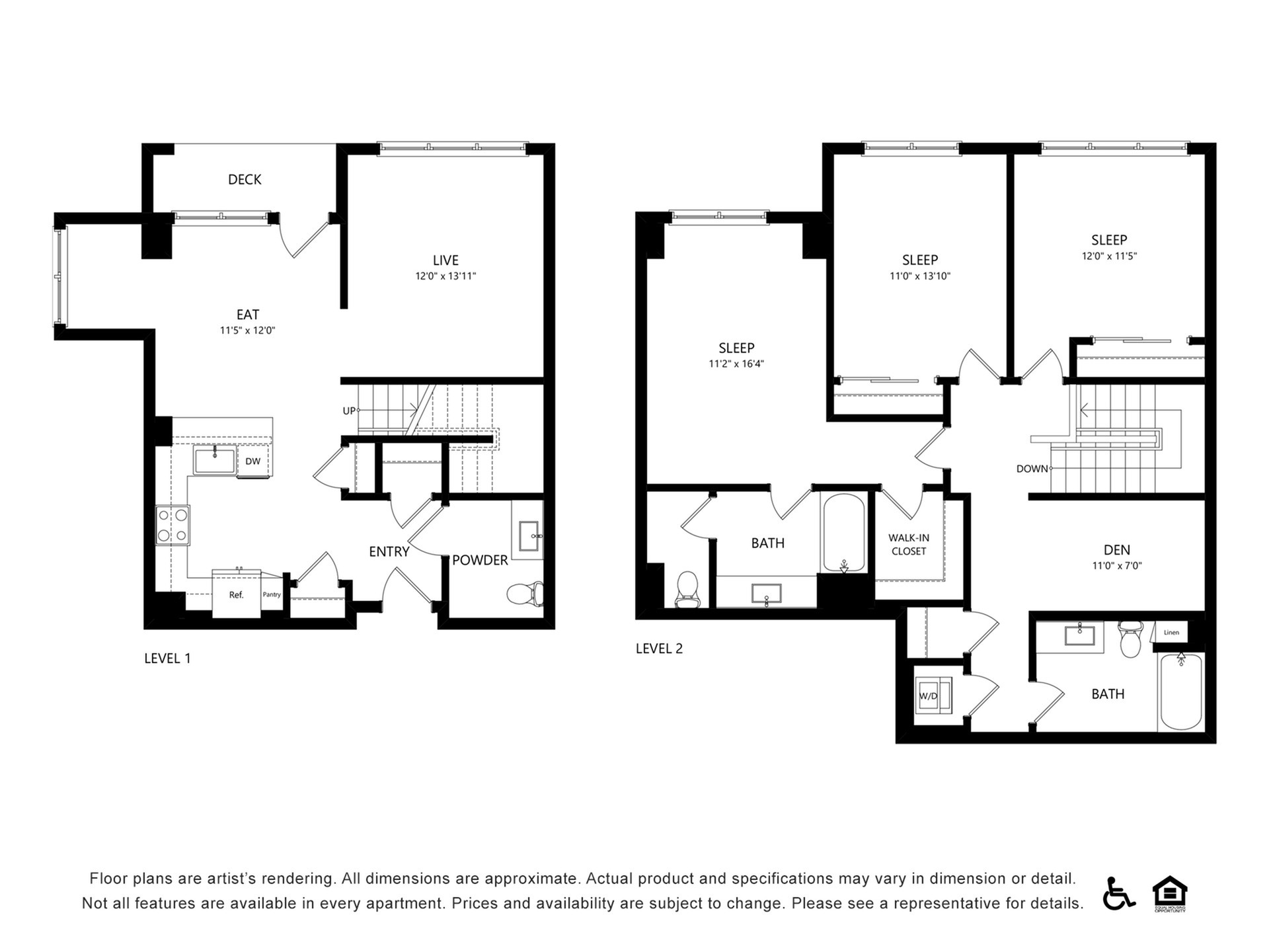 Floor plan layout diagram for TH 3.1