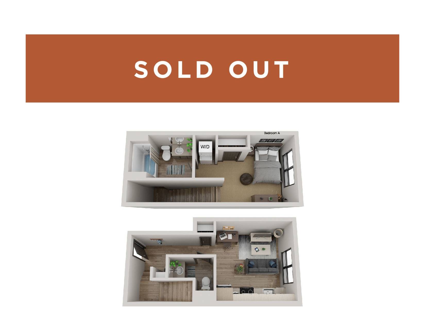 1BR/1.5BA A1TH 1 Bed Apartment Canvas Tempe