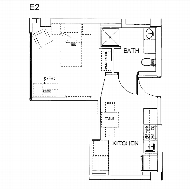 Floor Plans UW Madison Apartments dwell Towers on State