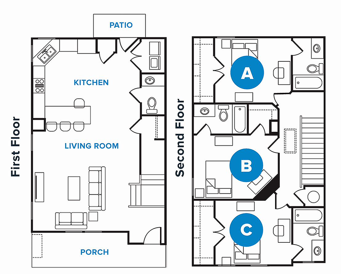 3BR/3.5BA – The Cedar Image