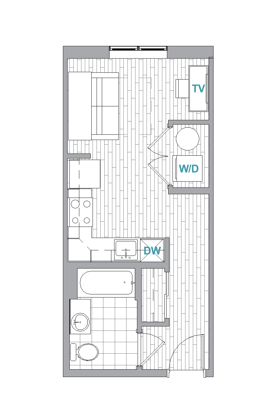 Floorplan image for Studio Aerial