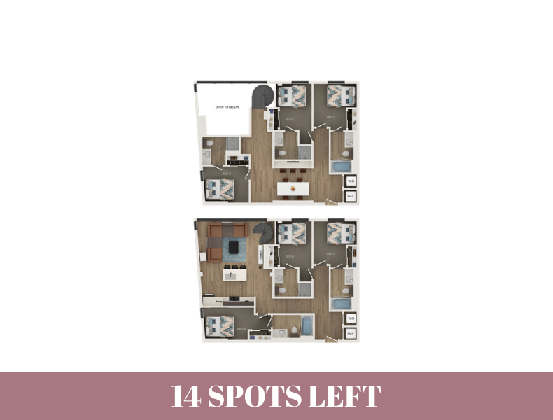 6BR/6BA - Townhome