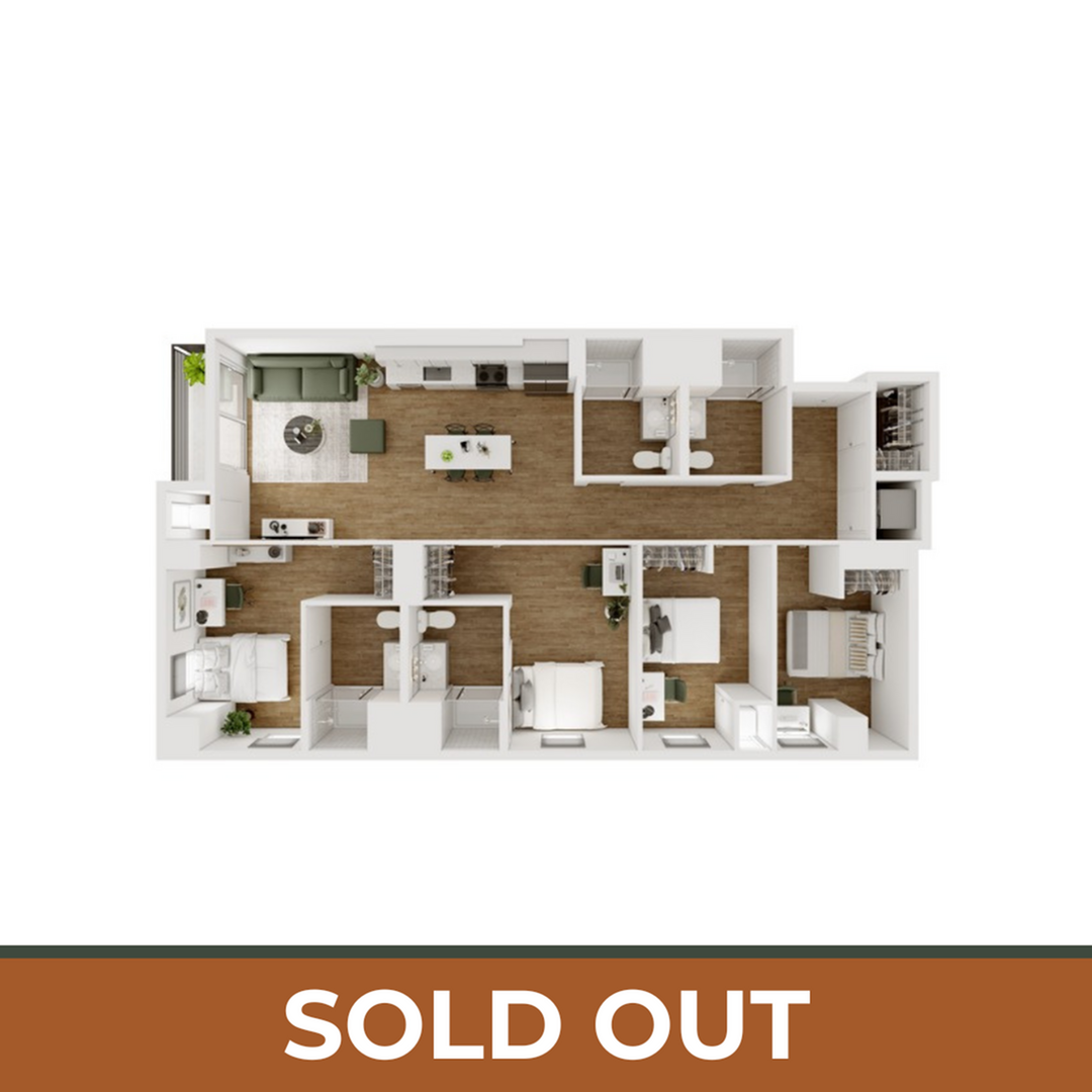 4BR/4BA - F - 1.1 Furnished