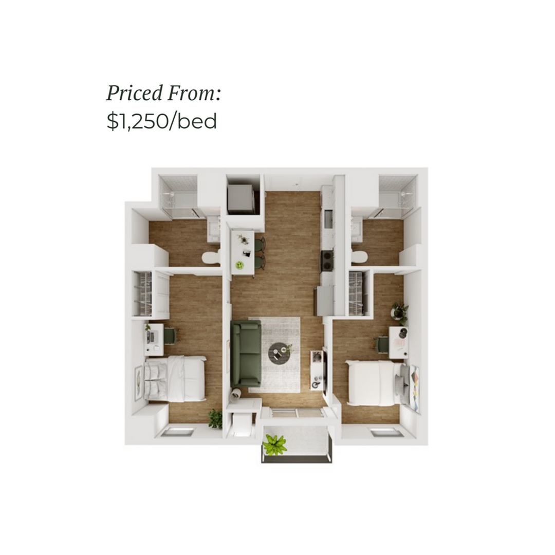 2BR/2BA - D - 3.2