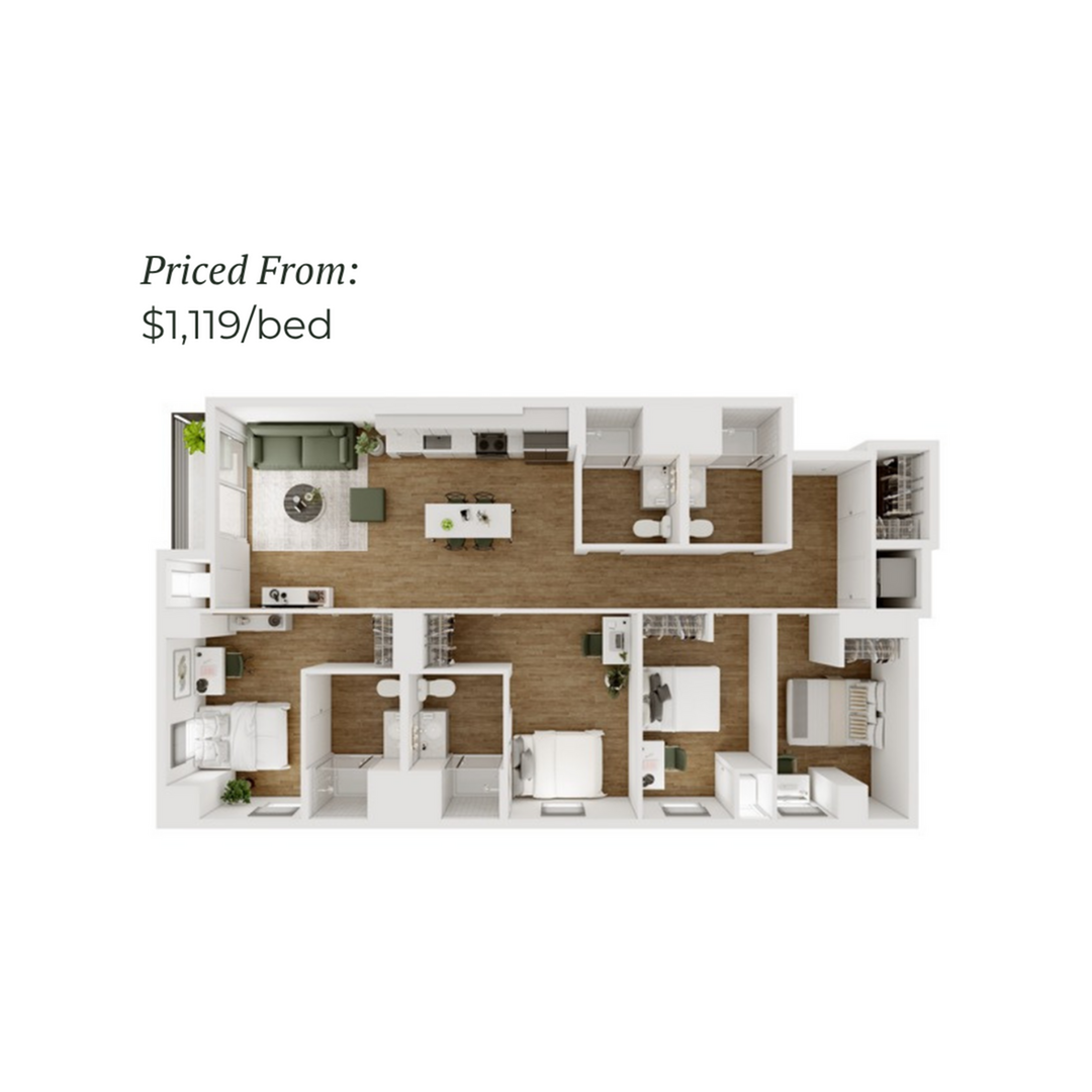 4BR/4BA - F - 1.1 Furnished