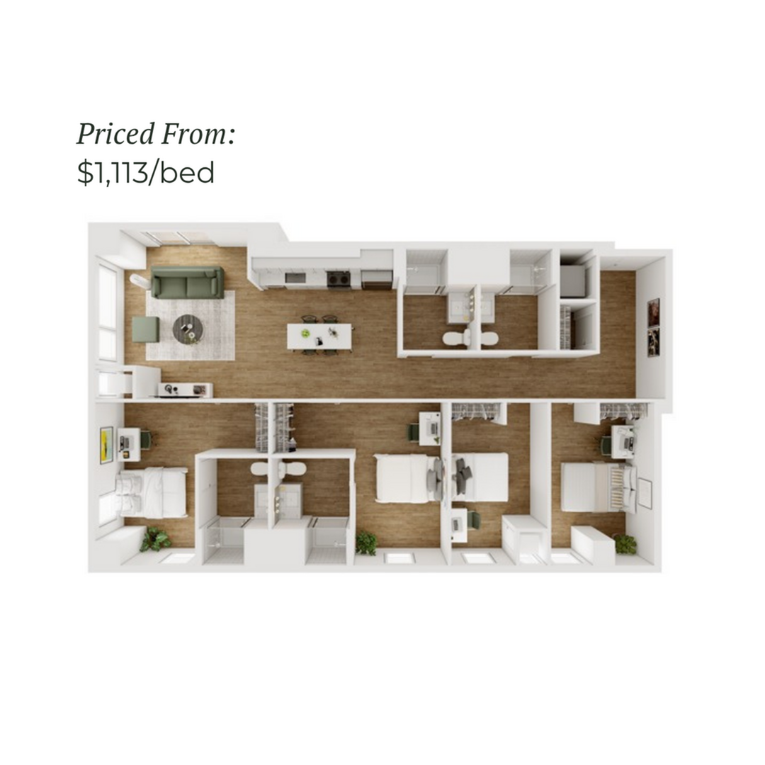 4BR/4BA - F - 2 Furnished