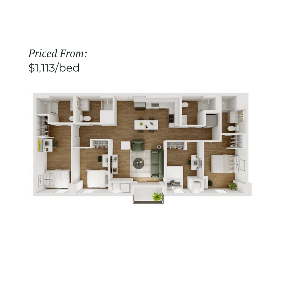 4BR/4BA - F - 3.1 Furnished