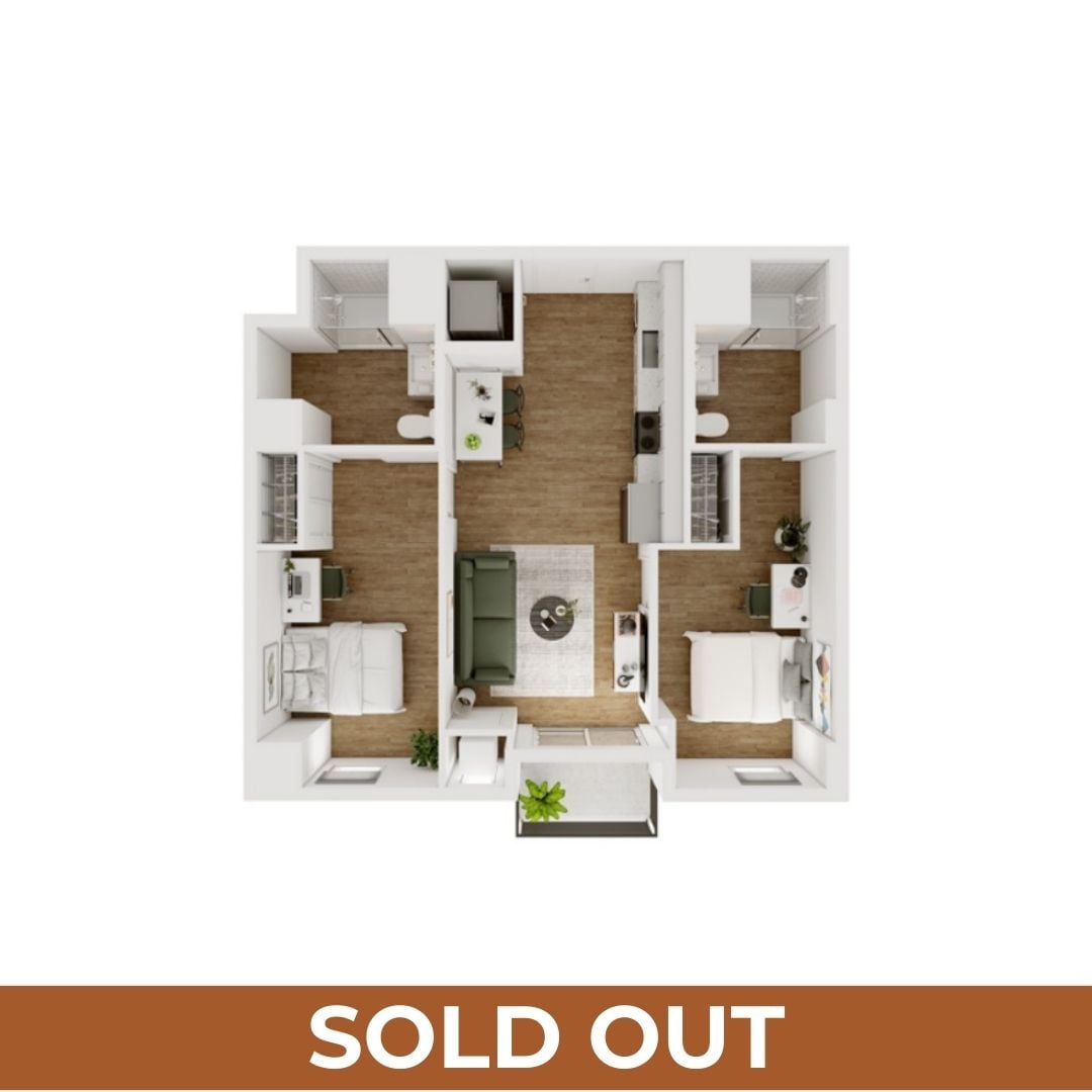 2BR/2BA - D - 3.5 Furnished