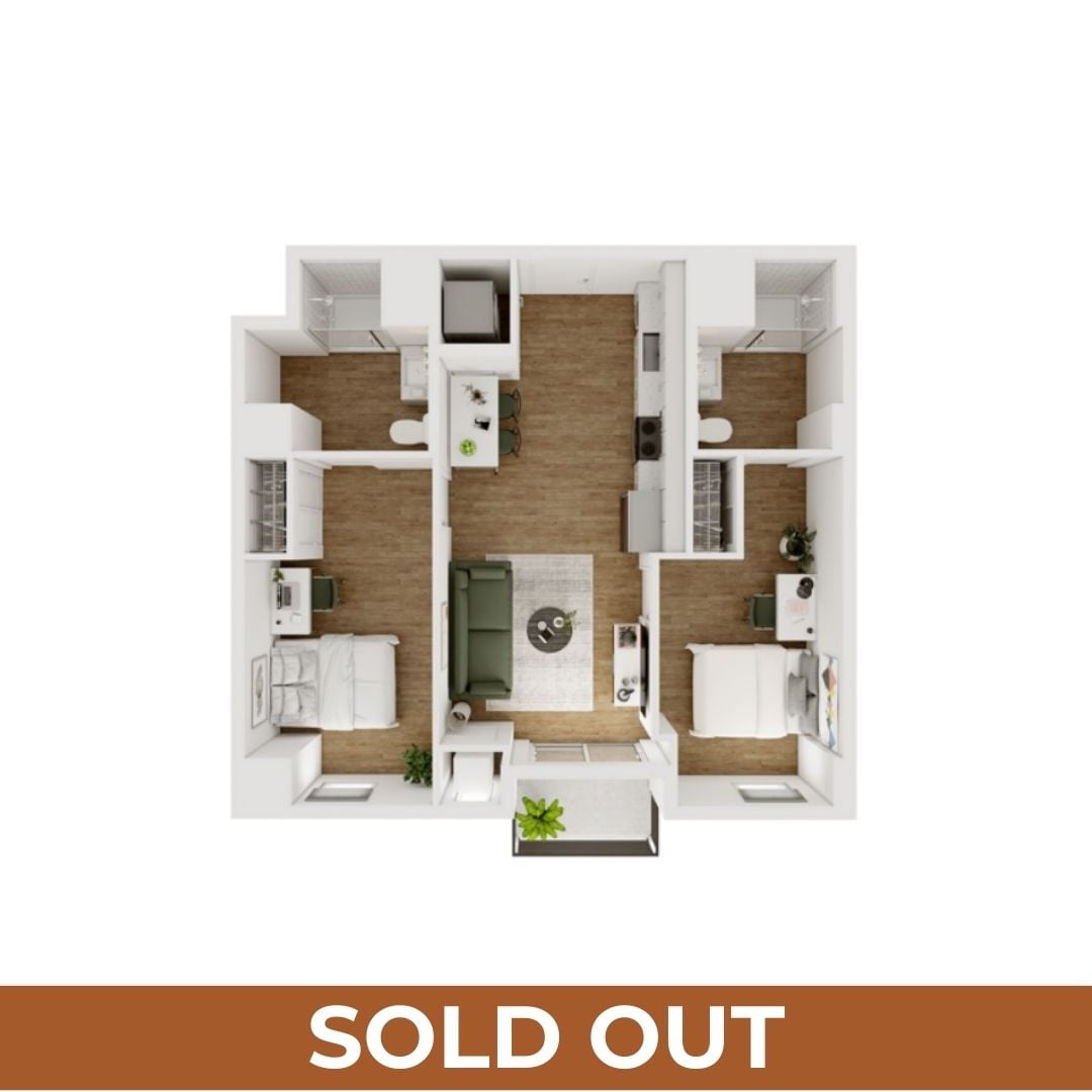 2BR/2BA - D - 3.6 Furnished