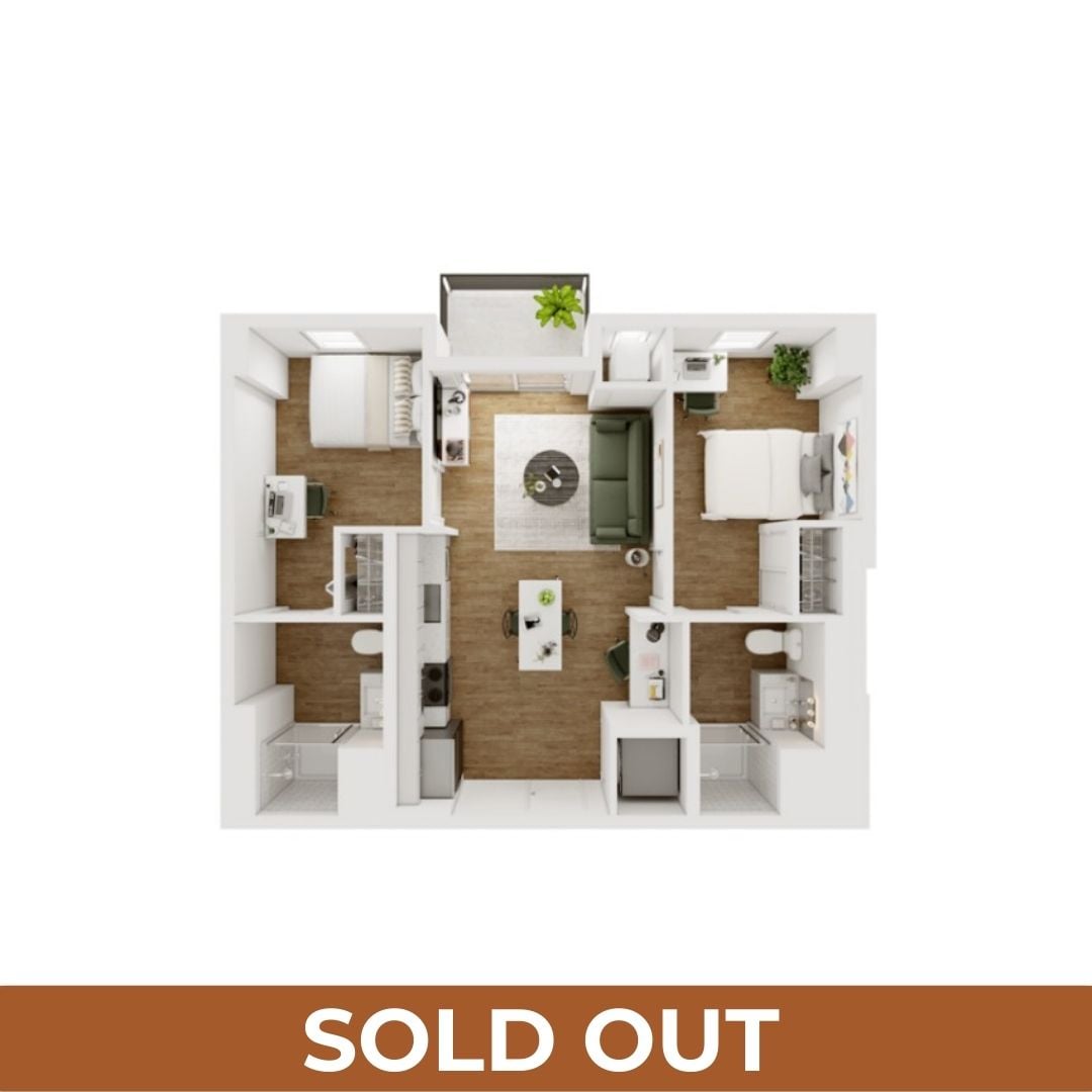 2BR/2BA - D - 5.5 Furnished