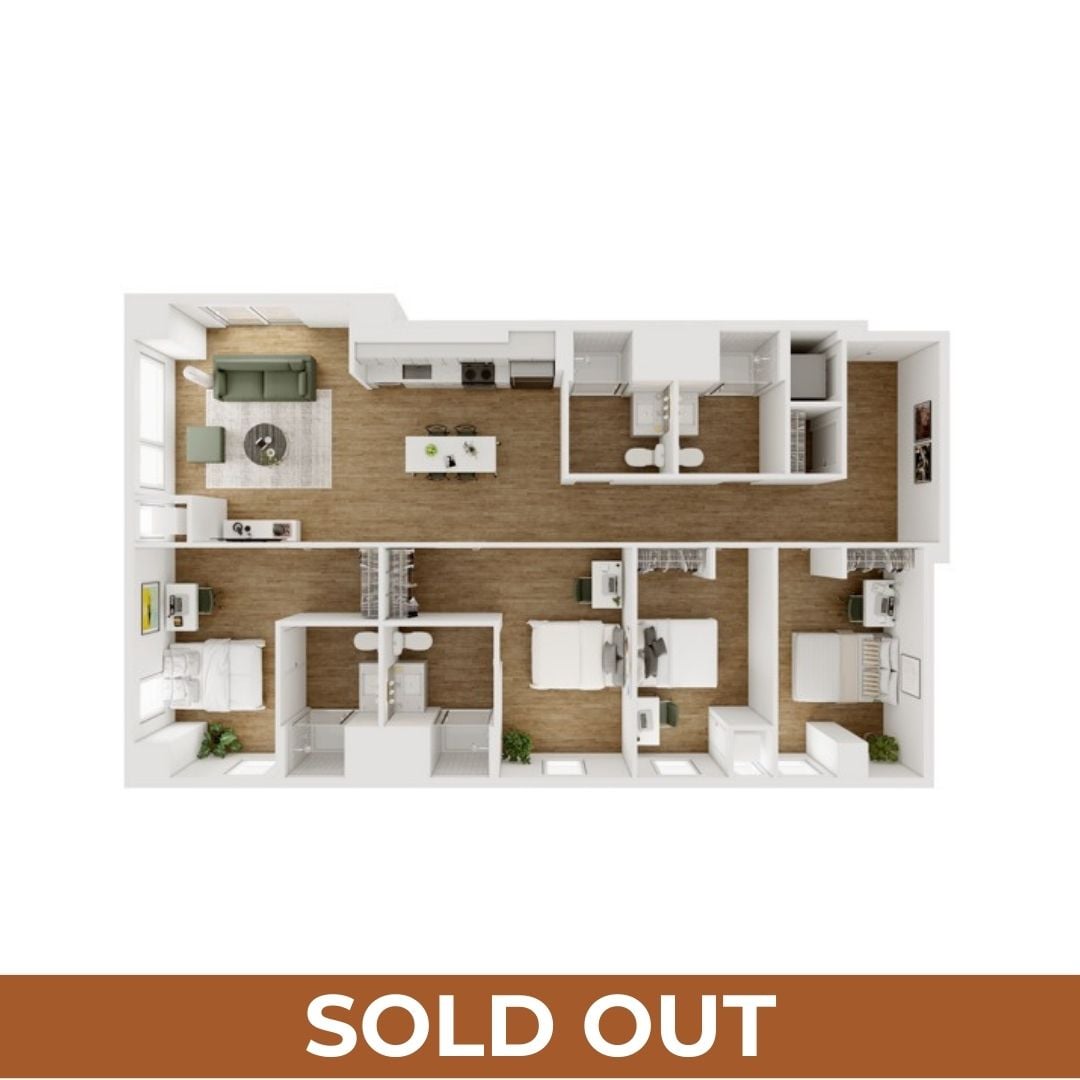 4BR/4BA - F - 2 Furnished