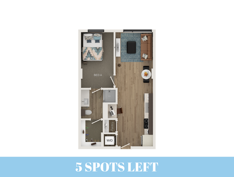 1BR/1BA - A1