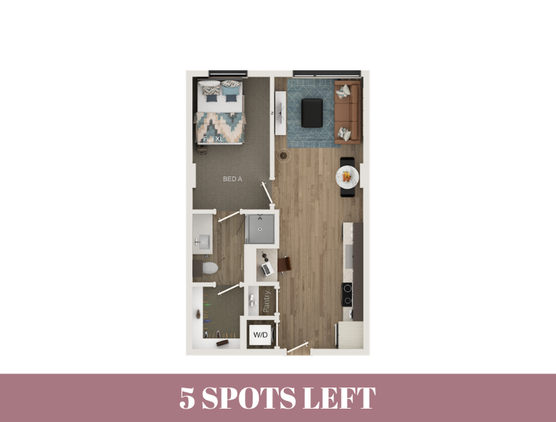 1BR/1BA - A1