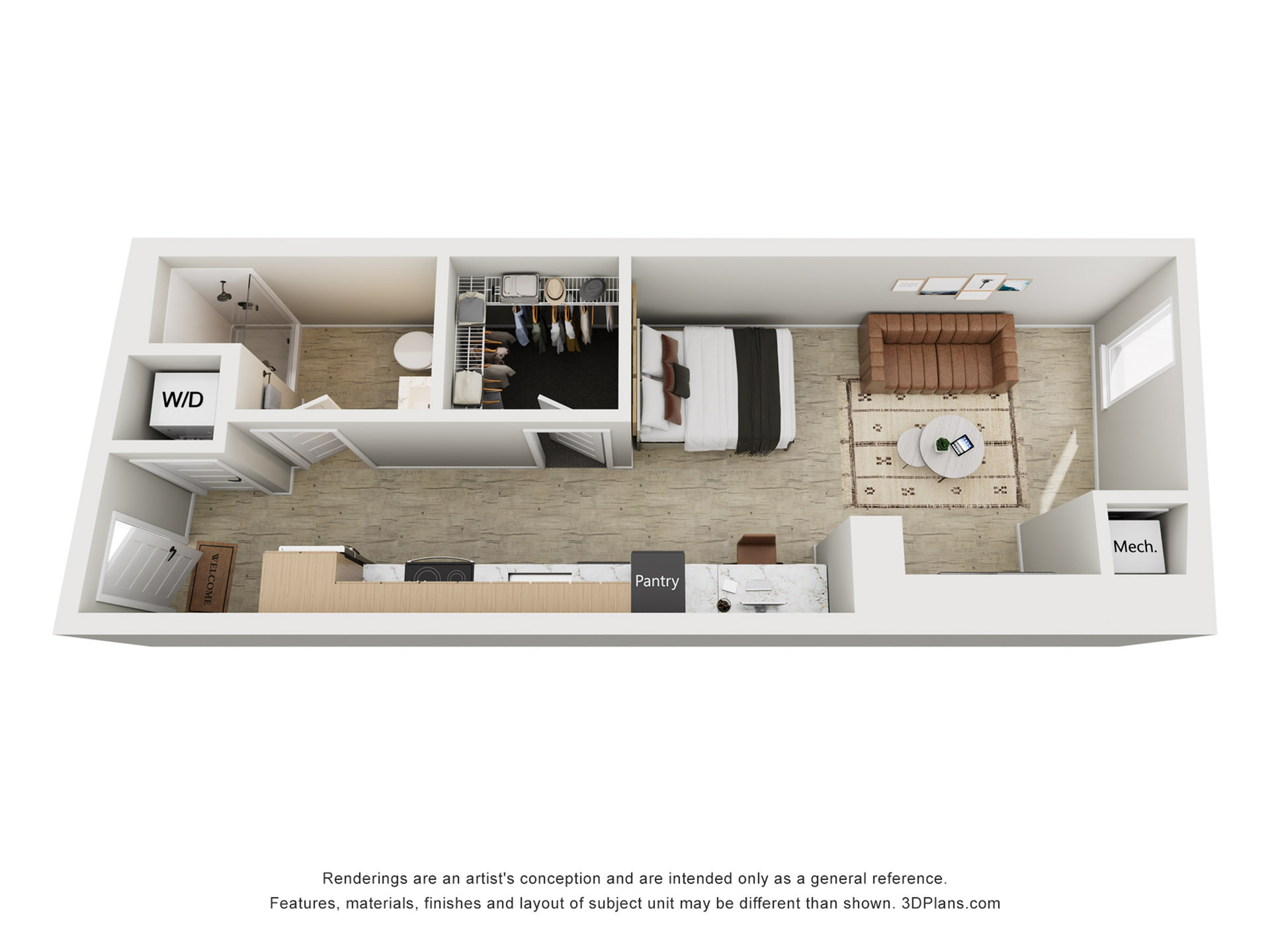 Studio - S2 – ID:1124793 Floorplan Image