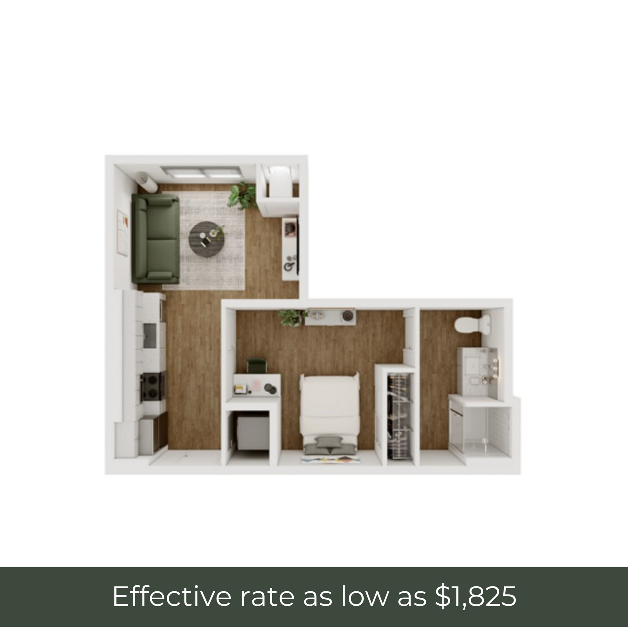 Alcove - B - 4 Furnished