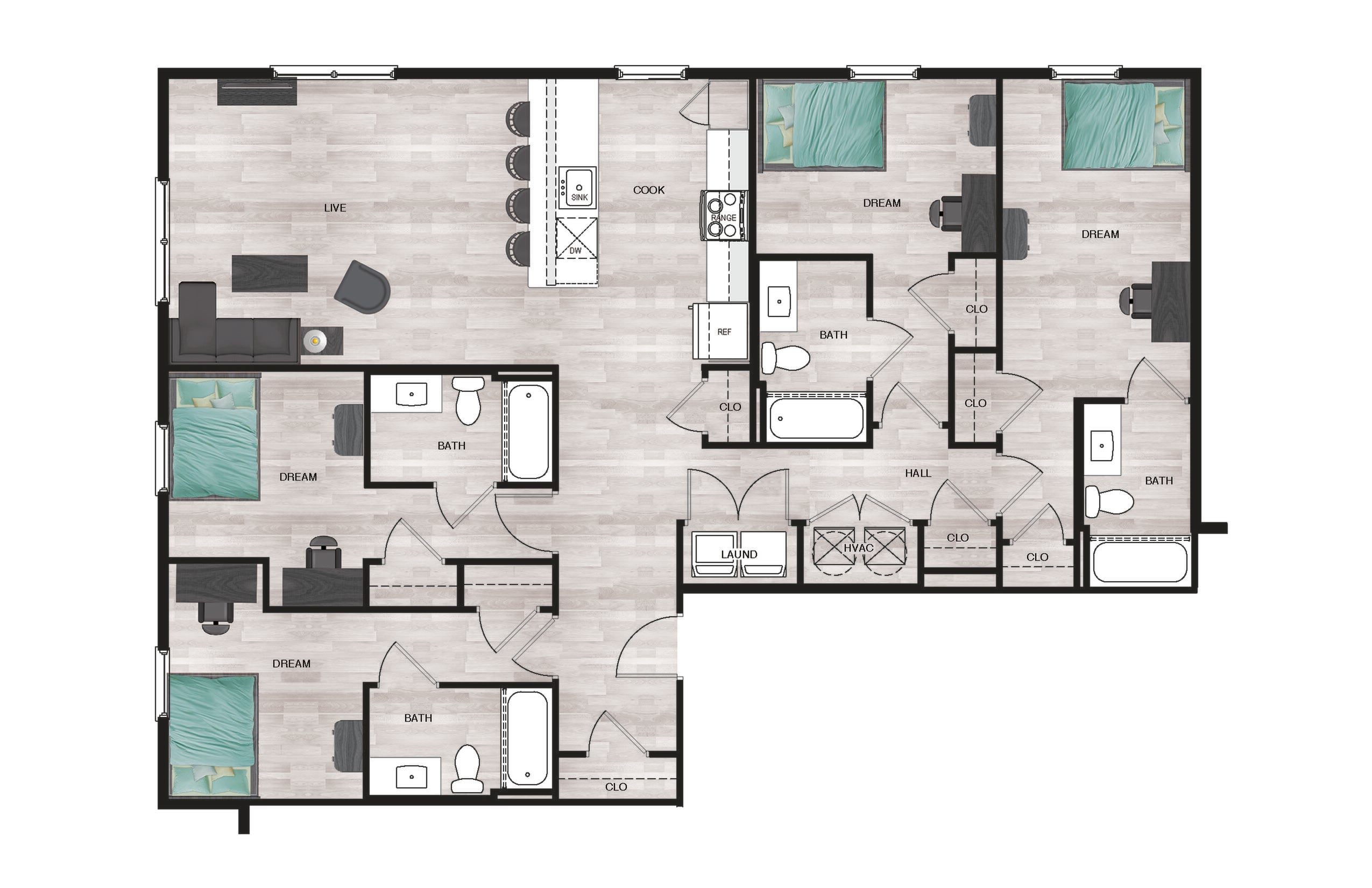 4BR/4BA - D5_floor_plan