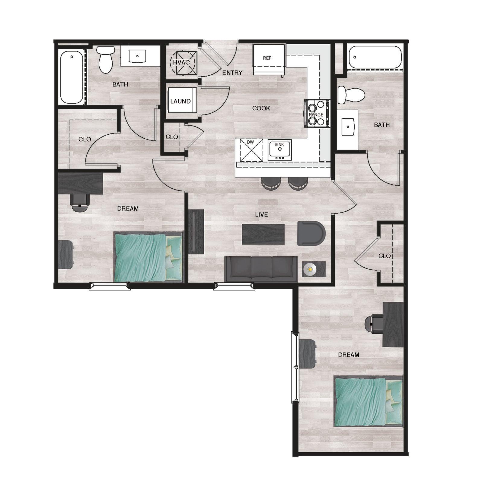 2BR/2BA - B4_floor_plan