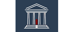 Elegant and minimalist Baker House logo featuring a classic column design and bold typography.