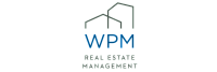 WPM Real Estate Management logo featuring a modern design with stylized building outlines.