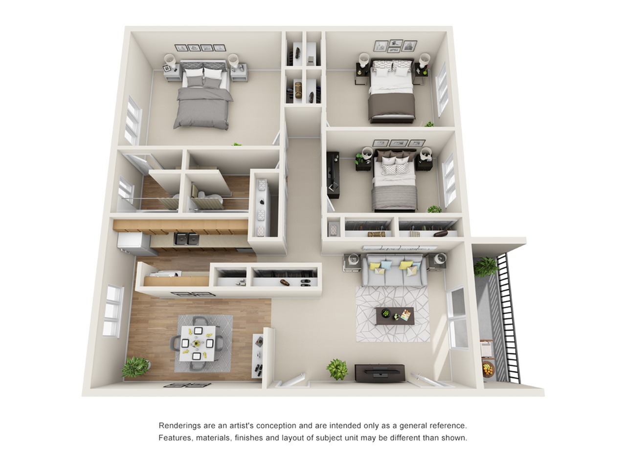 3 Bedroom 2 Bathroom