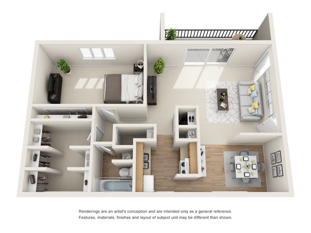 1 Bedroom 1 Bathroom