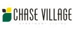 Modern Chase Village logo with stylish design symbolizing premium apartment living.
