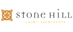 Stone Hill Luxury Apartments Horizontal Logo in Pflugerville, TX