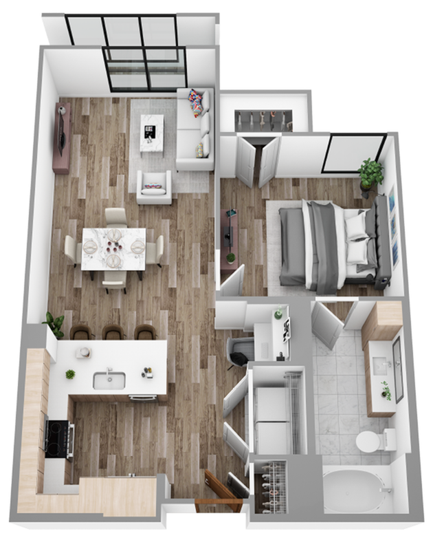 G 1 Bed Apartment Hanover Evans Station