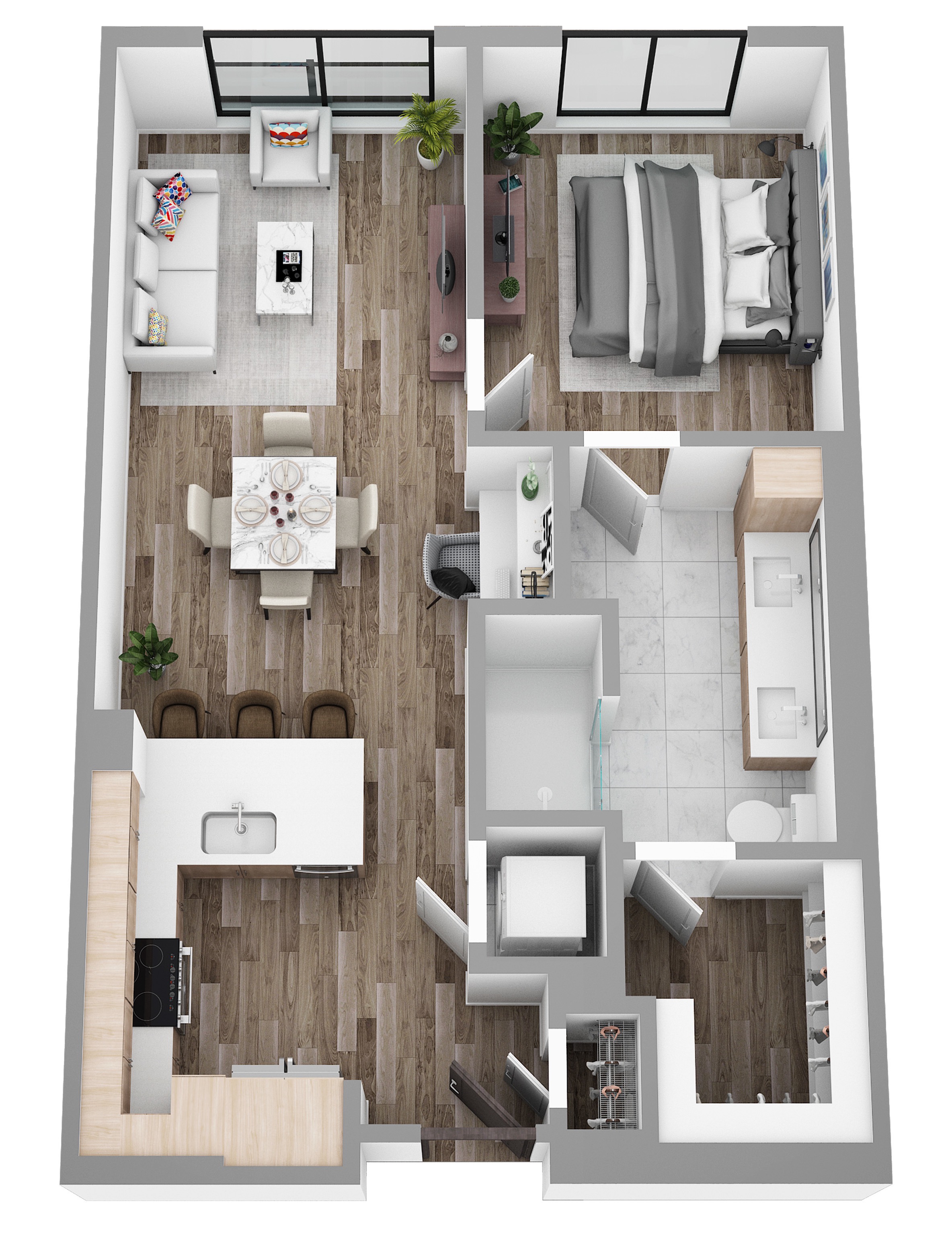 1 and 2 Bed Apartments in Walnut Creek Hanover Walnut Creek