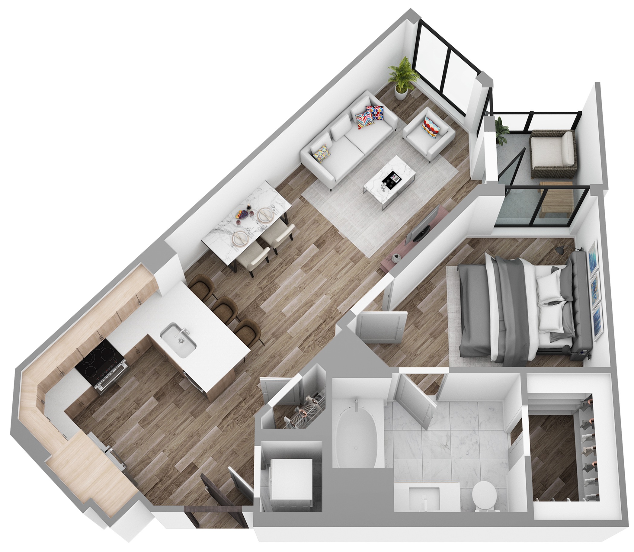 A1 1 Bed Apartment Hanover Walnut Creek