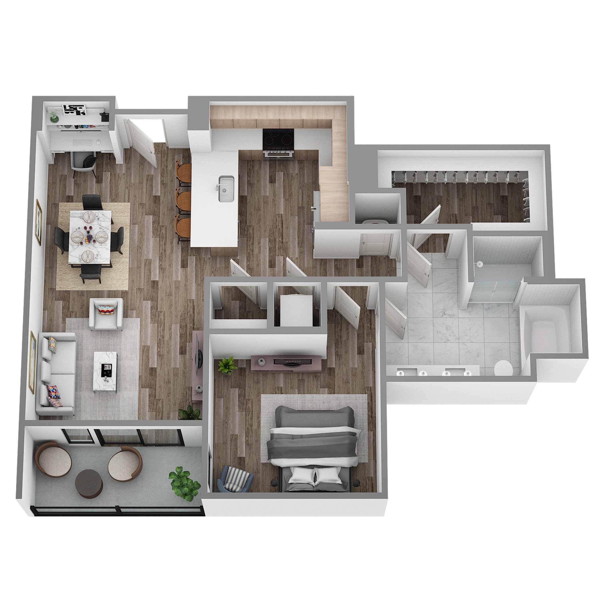 F 1 Bed Apartment Hanover Colony Place