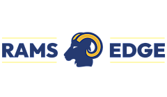 Dynamic Rams Edge logo featuring a stylized ram head with bold blue and gold colors.