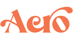 Illustration featuring an elegant floor plan layout in a vibrant orange color.