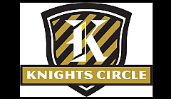 Bold Knights Circle logo featuring a stylish gold and black shield with a prominent letter 'K'.