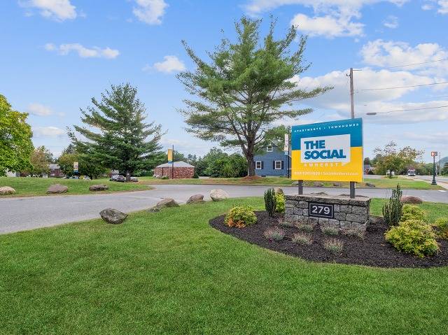 Signage and landscaping