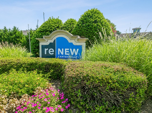 Signage and landscaping