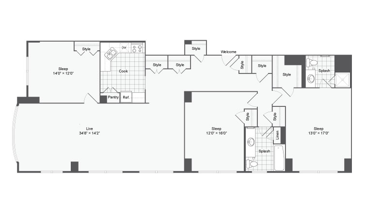 Spacious Floor Plans | Apartments For Rent Near Johns Hopkins University | The Social North Charles