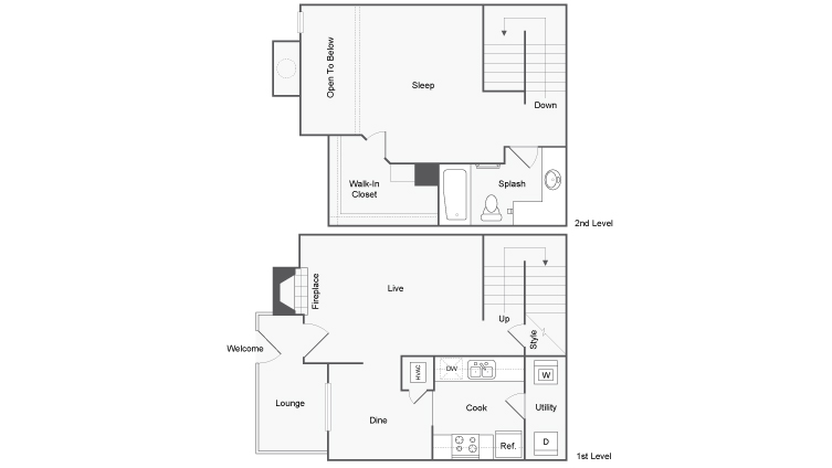 Floor Plan Image | ReNew Andrews Apartment Homes for Rent in Midland TX 79707